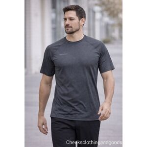 Mammut Polartec Mens XL Dark Gray Raglan Performance Hiking T-Shirt